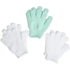 Best Gifi Lot de 3 paires de gants exfoliants pour le corps