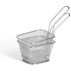 Lot de 2 paniers à frites inox argenté 19,5x17,5x8,5cm^Gifi Discount