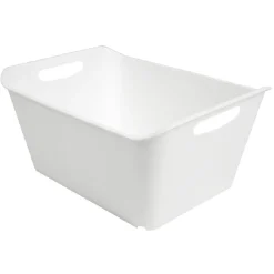 Rangement|Gifi Lot de 3 panières 18 L Blanche