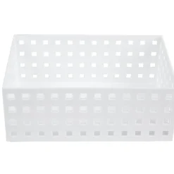 Rangement|Gifi Lot de 3 panières de rangement blanche