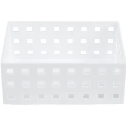 Rangement|Gifi Lot de 3 panières de rangement blanche