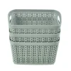 Rangement|Gifi Lot de 3 panières de rangement polypropylène 16,5x16,5cm