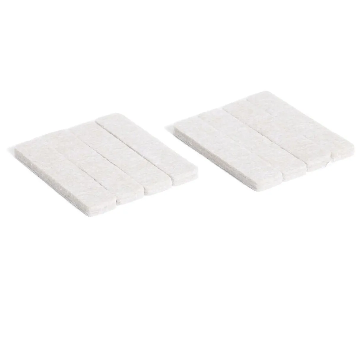 Online Gifi Lot de 8 patins en feutre adhésif ultra puissant - 63x12 mm