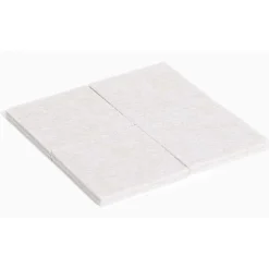 Gifi Lot de 4 patins en feutre adhésif ultra puissant - 50x50 mm