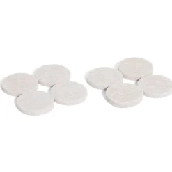 Best Gifi Lot de 8 patins en feutre adhésif ultra puissant beige - Ø28 mm
