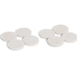 Best Gifi Lot de 8 patins en feutre adhésif ultra puissant beige - Ø28 mm