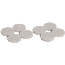 Best Gifi Lot de 8 patins en feutre adhésif ultra puissant beige - Ø32 mm
