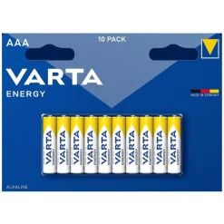Discount Gifi Lot de 10 piles LR03 AAA Varta Energy