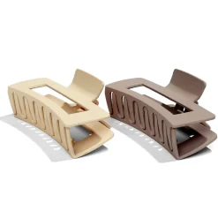 Clearance Gifi Lot de 2 pinces à cheveux beige et noir