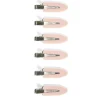 Clearance Gifi Lot de 6 pinces à cheveux latérales noir ou rose - 2 coloris