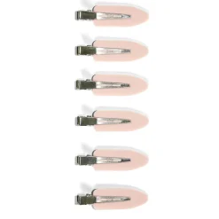 Clearance Gifi Lot de 6 pinces à cheveux latérales noir ou rose - 2 coloris