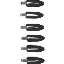 Clearance Gifi Lot de 6 pinces à cheveux latérales noir ou rose - 2 coloris