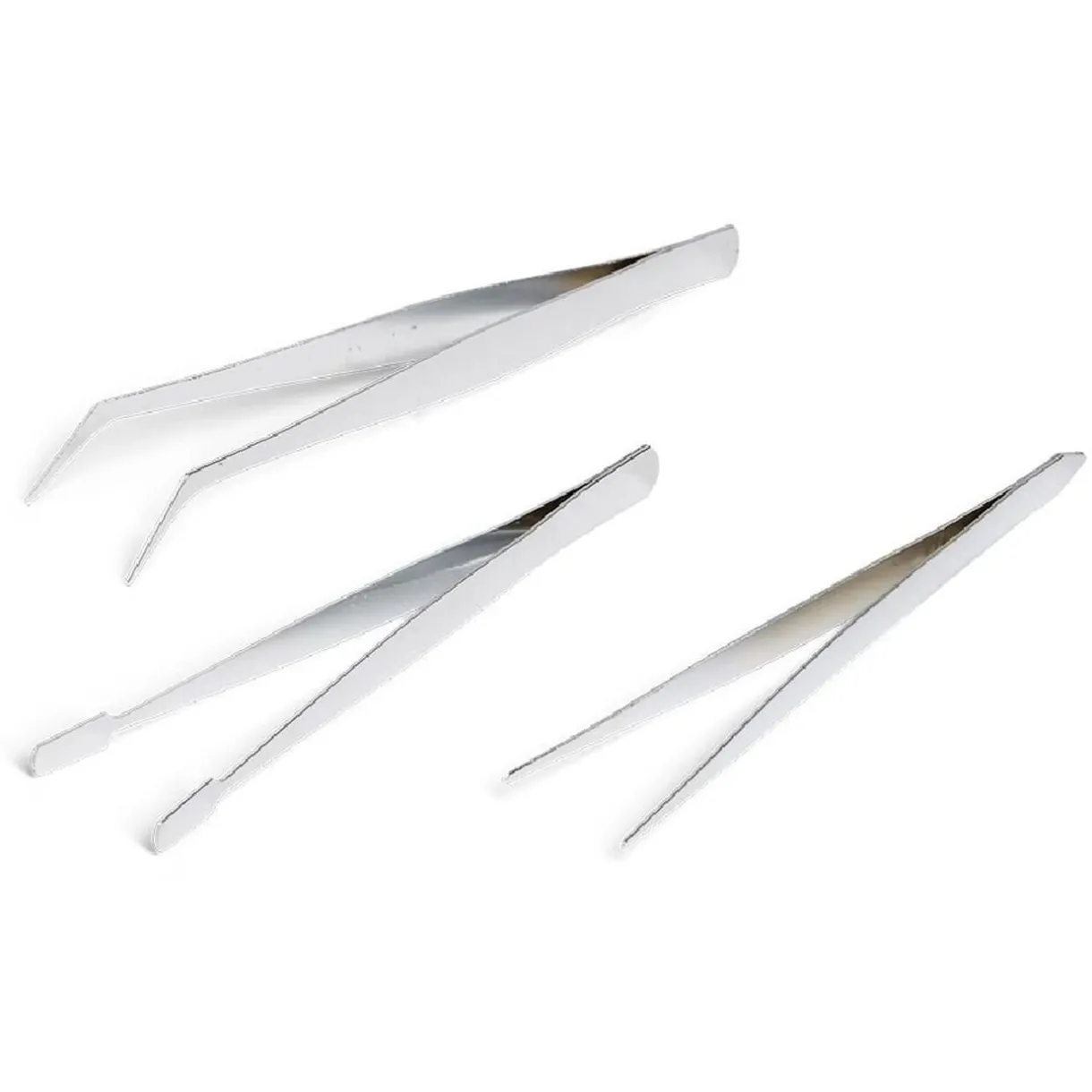 Outlet Gifi Lot de 3 pinces de précision en fer