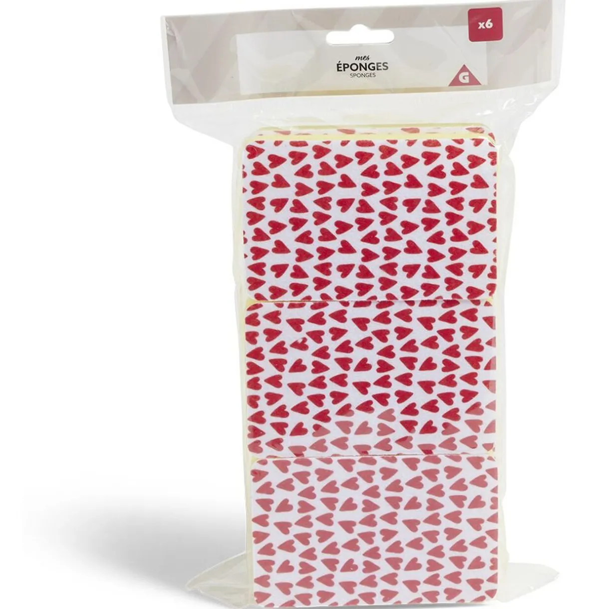 Nettoyage Et Entretien|Gifi Lot de 6 éponges de bain exfoliantes