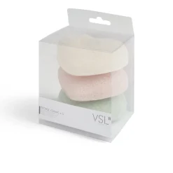 Sale Gifi Lot de 3 éponges konjac coeur - 3 modèles