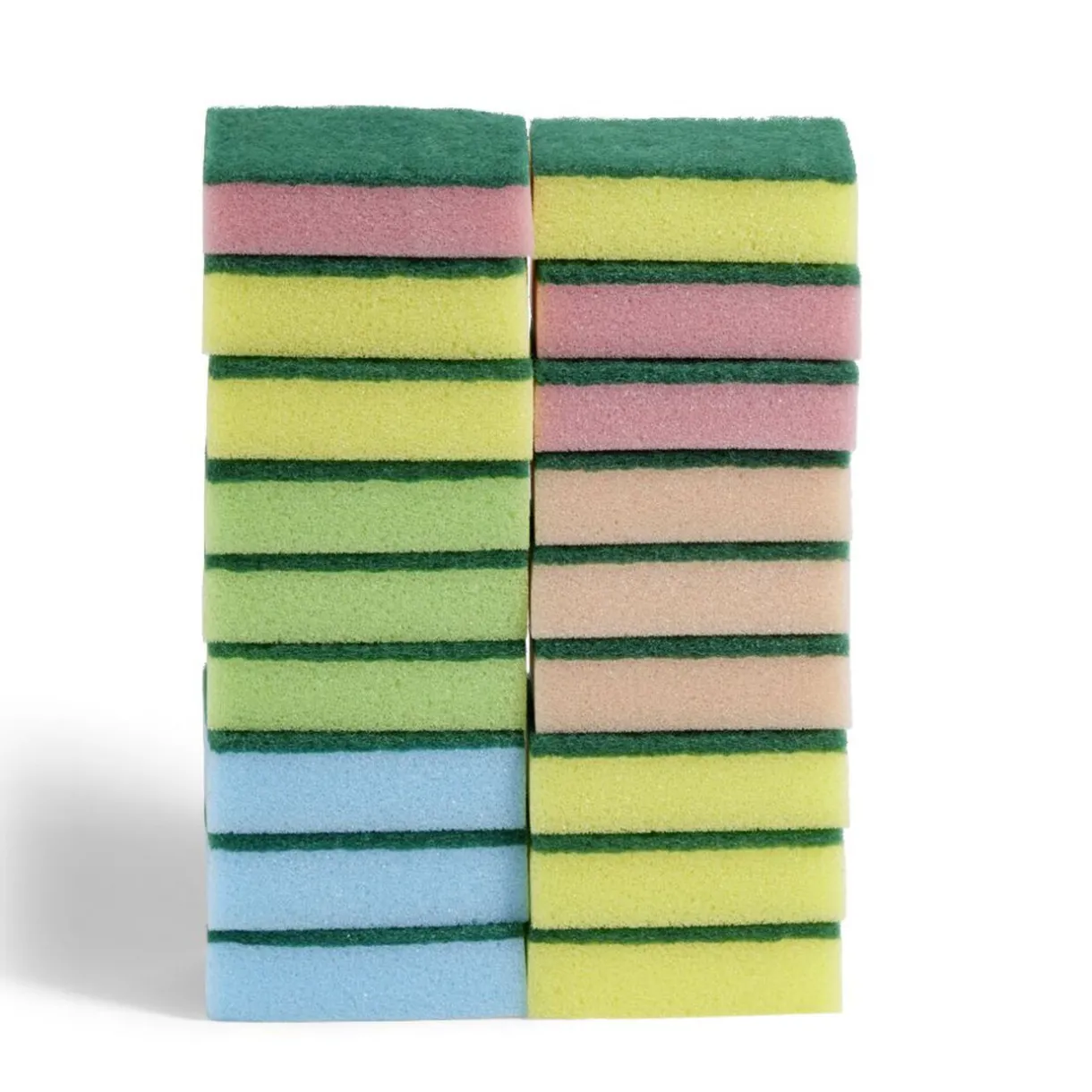 Nettoyage Et Entretien|Gifi Lot de 18 éponges multicolores