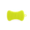 Nettoyage Et Entretien|Gifi Lot de 2 éponges silicone jaune et bleu 13x11,5cm