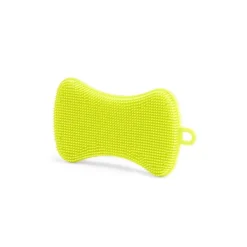 Nettoyage Et Entretien|Gifi Lot de 2 éponges silicone jaune et bleu 13x11,5cm