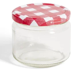 Lot de 4 pots à confiture acier et verre Ø7,5xH8,7cm^Gifi Online