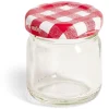 Lot de 6 pots à confiture acier et verre Ø4,5xH4,6cm^Gifi Online