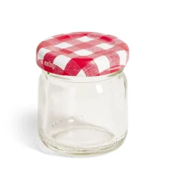 Lot de 6 pots à confiture acier et verre Ø4,5xH4,6cm^Gifi Online