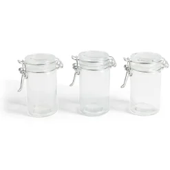 Lot de 3 pots à épices en verre^Gifi Discount