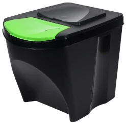 Nettoyage Et Entretien|Gifi Lot de 3 poubelles de tri 25L