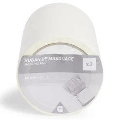 Discount Gifi Lot de 3 rubans de masquage 48mm 20m