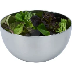 Lot de 3 saladiers en inox Ø18,7/23,6/28,5cm^Gifi New