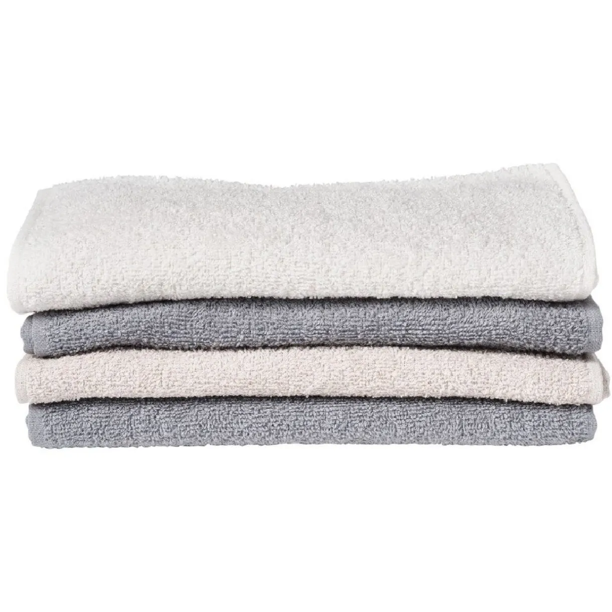 Gifi Lot de 4 serviettes de toilettes