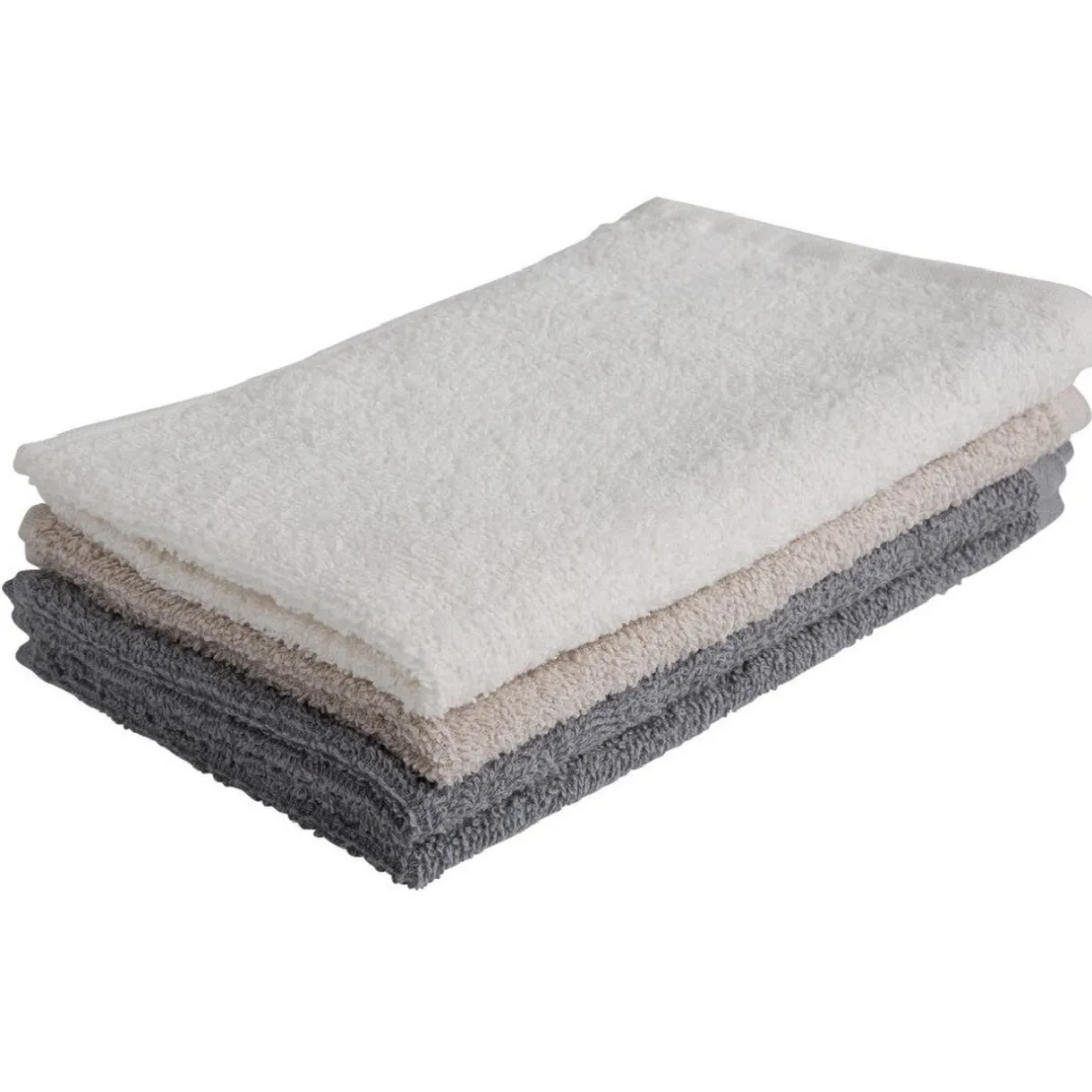 Gifi Lot de 4 serviettes de toilettes