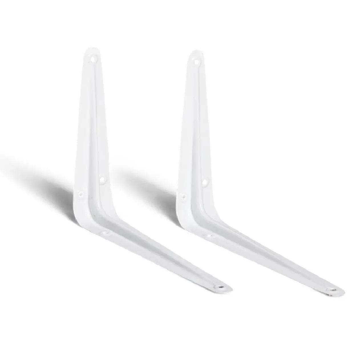 New Gifi Lot de 2 supports d'étagères en équerre 15x20cm fer