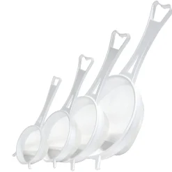 Lot de 4 tamis en plastique Ø6,4/8/10,8/14cm^Gifi New
