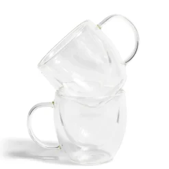 Lot de 2 tasses double paroi 80ml^Gifi Outlet
