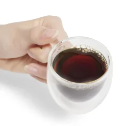 Lot de 2 tasses double paroi 80ml^Gifi Outlet