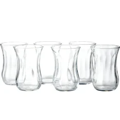 Lot de 6 verres à thé en verre 11,5cl H8,3cm^Gifi Hot