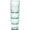 Lot de 4 verres bas en plastique effet martelé^Gifi Clearance