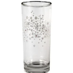 Lot de 6 verres hauts sur un plateau^Gifi Hot
