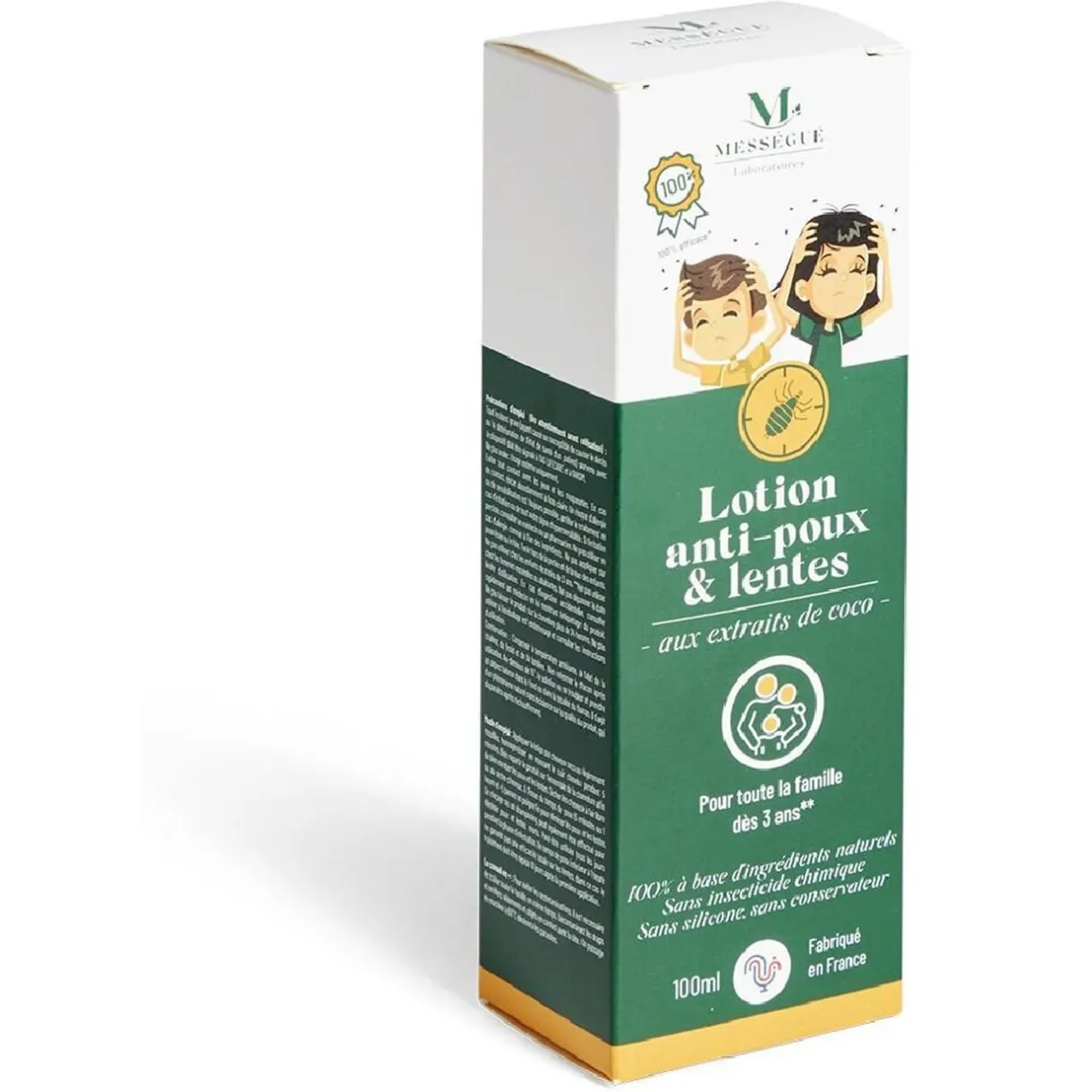 Gifi Lotion Anti-poux et Lentes aux extraits de coco