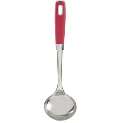 Louche en inox manche en polypropylène rouge^Gifi Clearance
