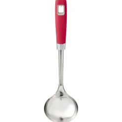 Louche inox manche en polypropylène rouge^Gifi Hot