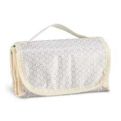 Lunch bag réfrigérant beige et gris motif macramé^Gifi Outlet