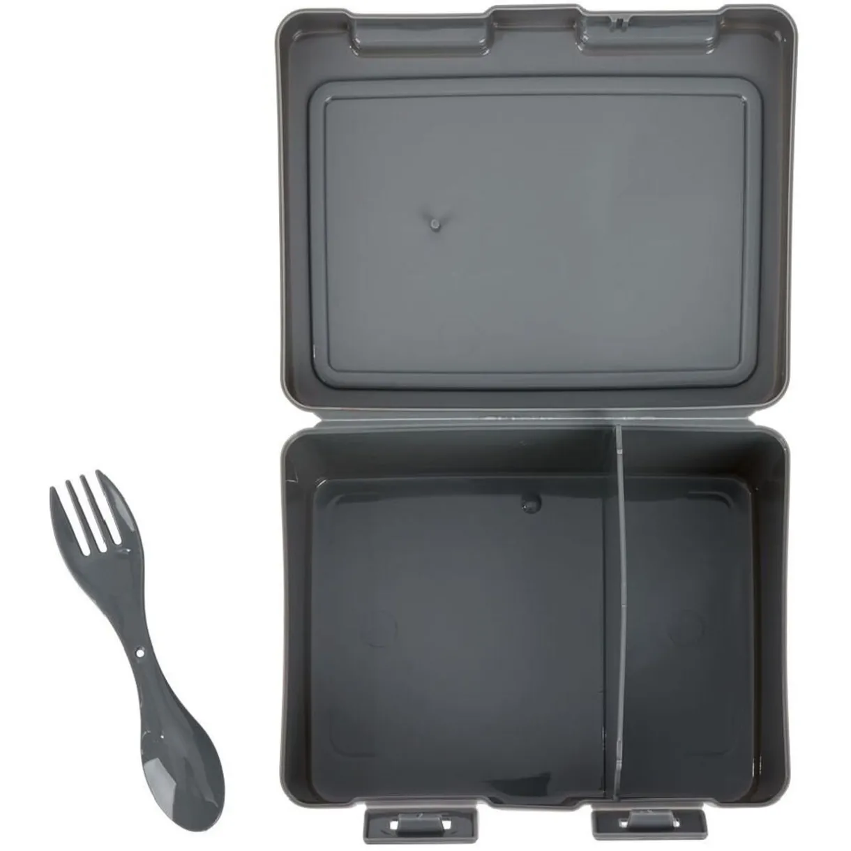 Lunch box à 2 compartiments - Boîte alimentaire en plastique gris 1L^Gifi Sale