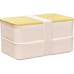 Lunch box couvercle bambou x2^Gifi Outlet