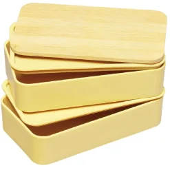 Lunch box couvercle bambou x2^Gifi Outlet