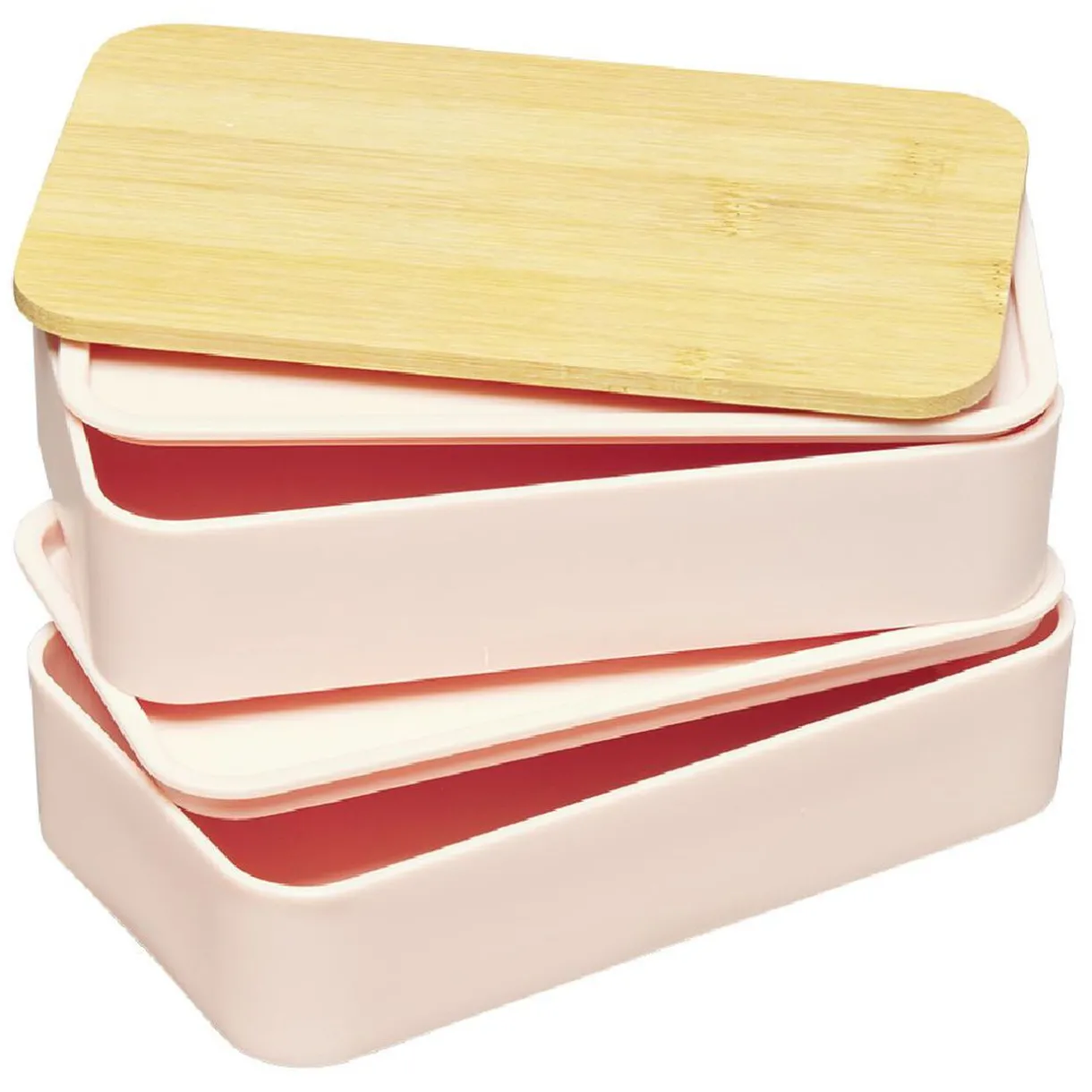 Lunch box couvercle bambou x2^Gifi Outlet
