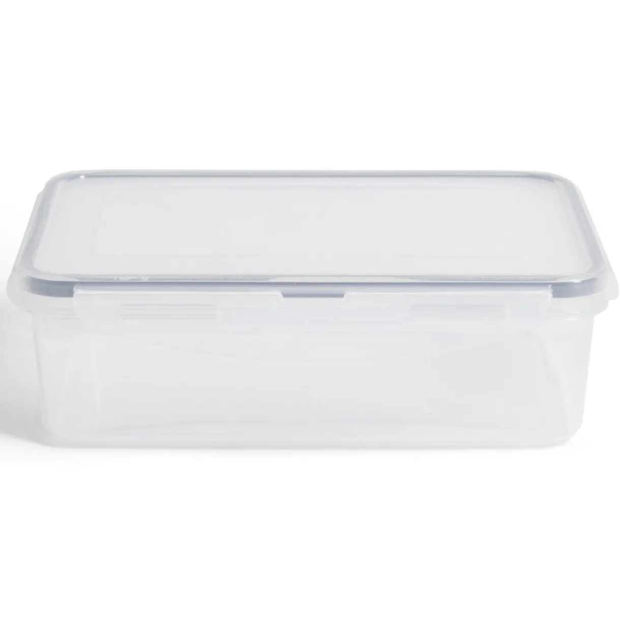 Lunch box 1,7L boîte alimentaire en plastique avec couvercle à clips^Gifi Outlet