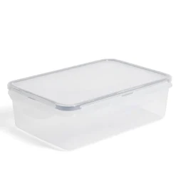 Lunch box 1,7L boîte alimentaire en plastique avec couvercle à clips^Gifi Outlet