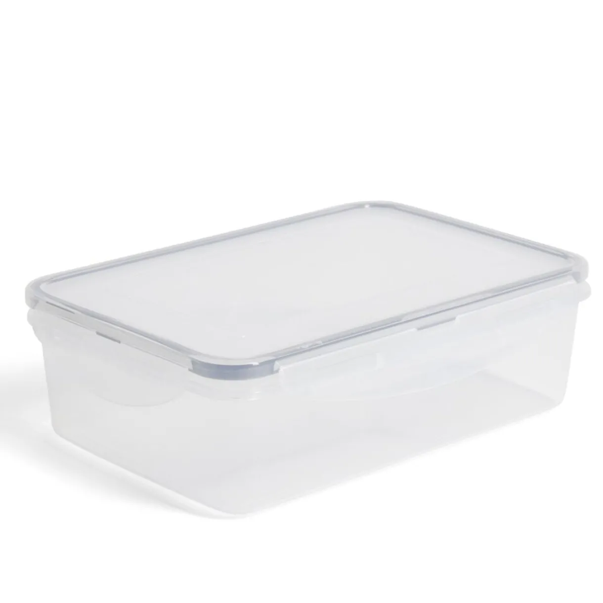 Lunch box 1,7L boîte alimentaire en plastique avec couvercle à clips^Gifi Outlet