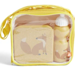 Lunchbox enfant 720ml avec gourde 350ml et sac de transport renard orange^Gifi Online